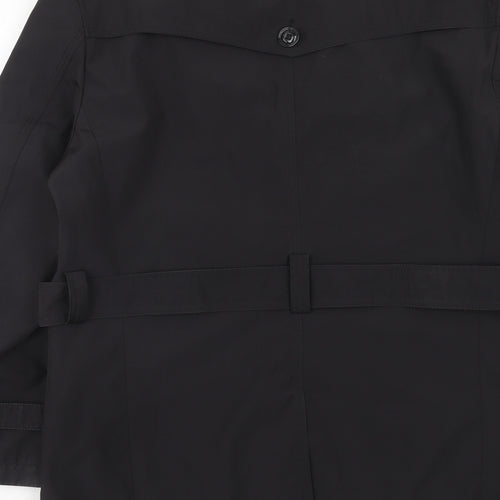 Louisidishy Womens Black Overcoat Coat Size 20 Button
