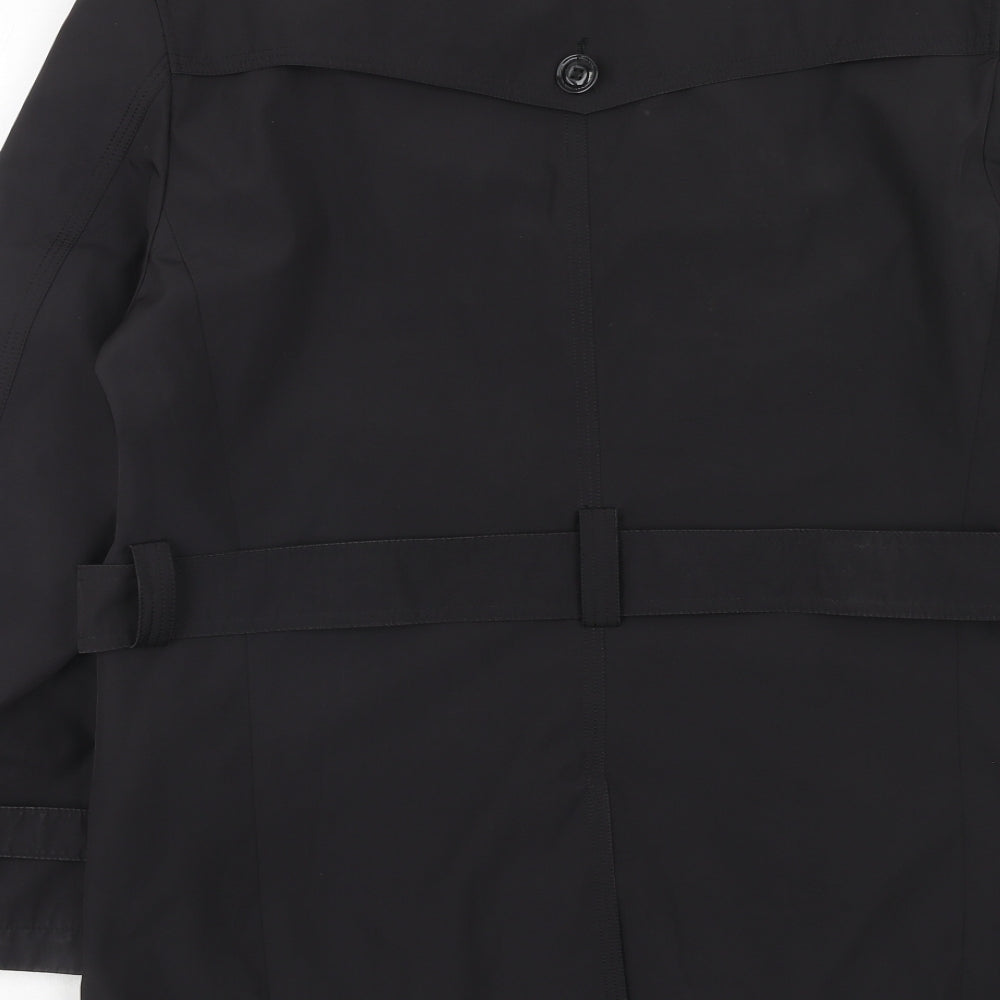 Louisidishy Womens Black Overcoat Coat Size 20 Button