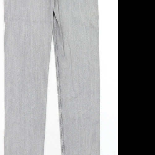 H&M Mens Grey Cotton Skinny Jeans Size 28 in Slim Zip