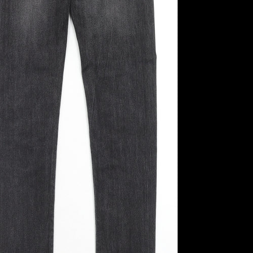 Denim & Co. Mens Black Cotton Skinny Jeans Size 28 in L32 in Regular Zip