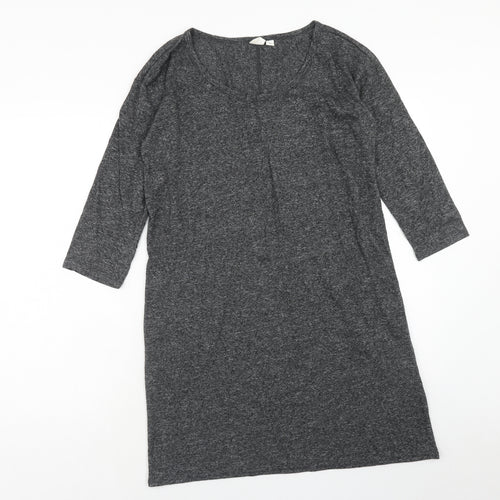 Gap Womens Grey Polyester A-Line Size S Round Neck Pullover