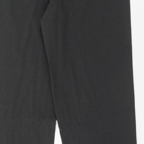 Kenneth Cole Womens Grey Polyester Trousers Size 12 Regular Hook & Eye