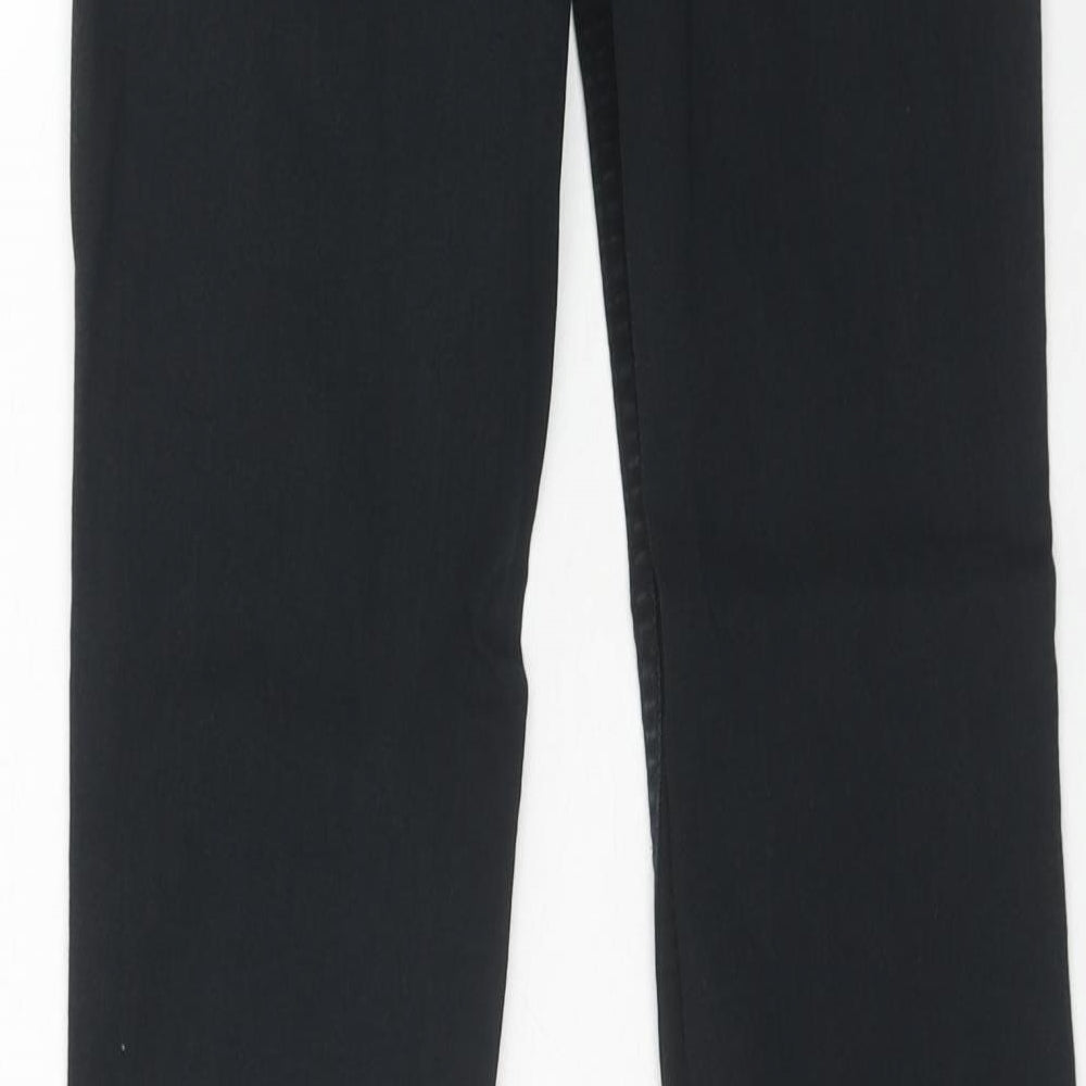 H&M Womens Black Cotton Jegging Jeans Size 8 Regular