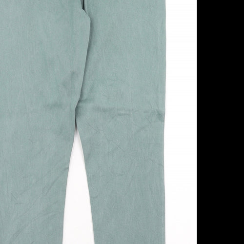 Gap Womens Green Cotton Straight Jeans Size 32 in Regular Zip