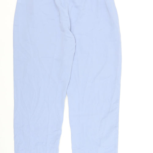 SheIn Womens Blue Polyester Dress Pants Trousers Size S Regular Zip