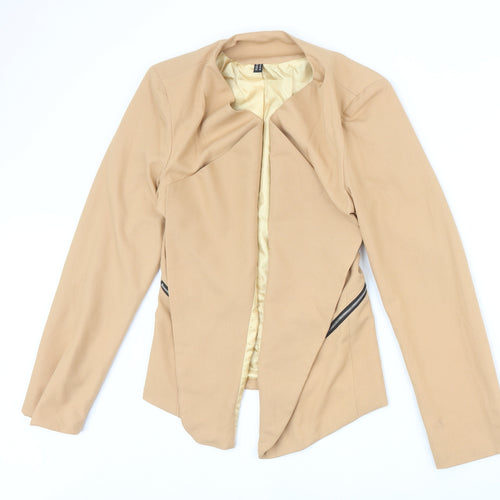 Preworn Womens Beige Jacket Blazer Size 14