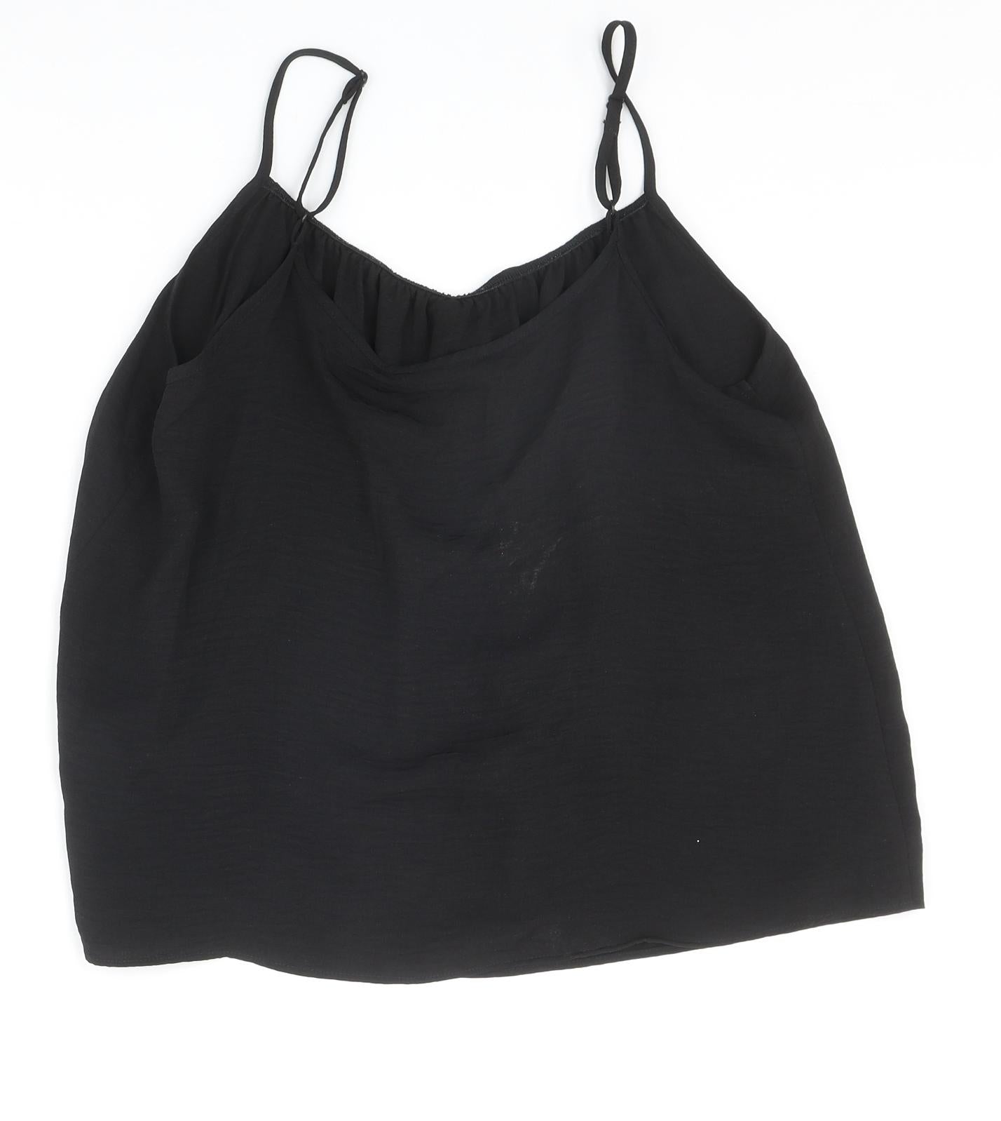 George Womens Blue Polyester Camisole Tank Size 12 Scoop Neck