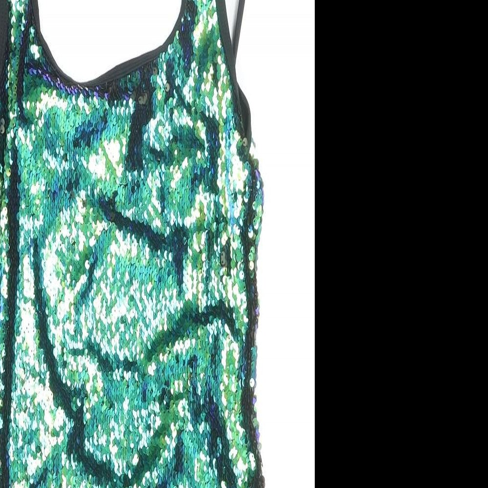 New Look Womens Green Polyester One Piece Size 10