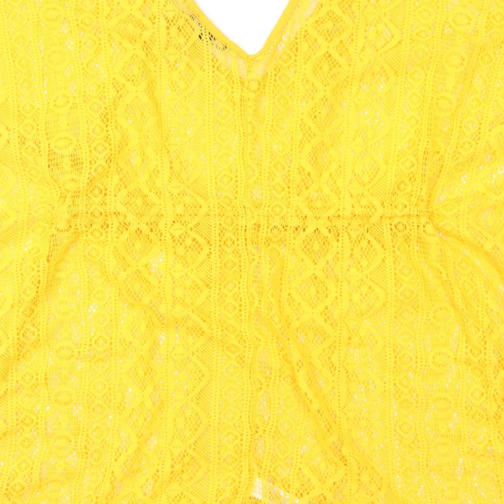 Primark Womens Orange Polyester Cover Up Size S