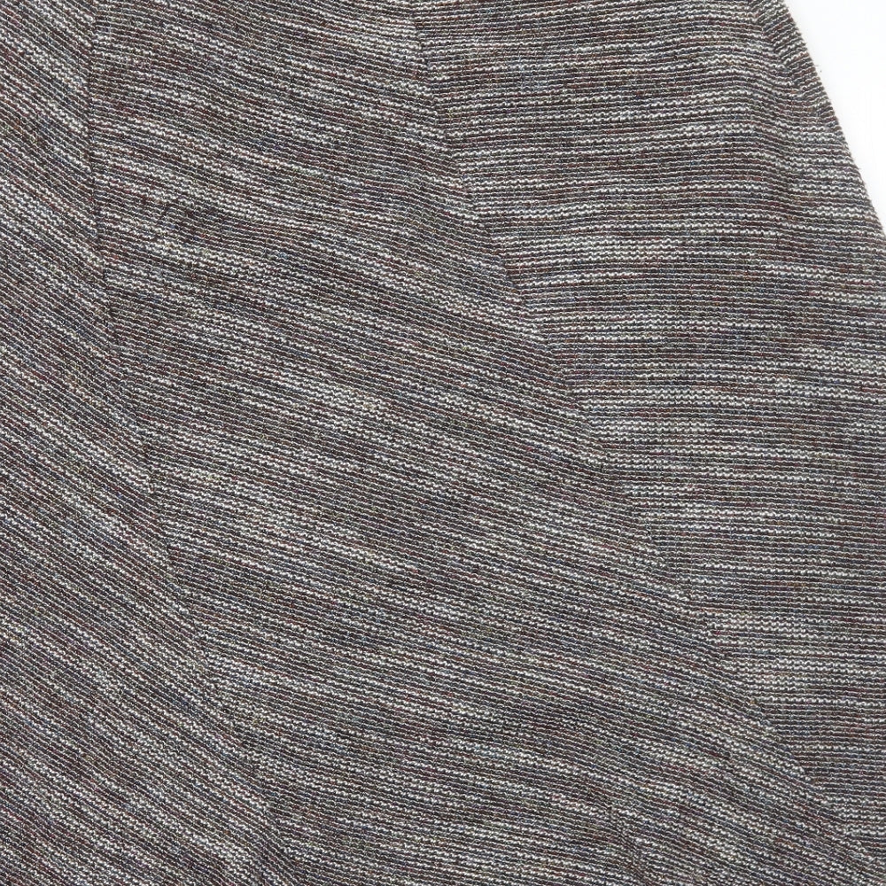 Marks and Spencer Womens Brown Acrylic Swing Skirt Size 18