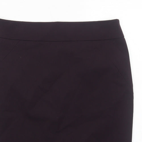 LOFT Womens Purple Polyester Straight & Pencil Skirt Size 10 Zip