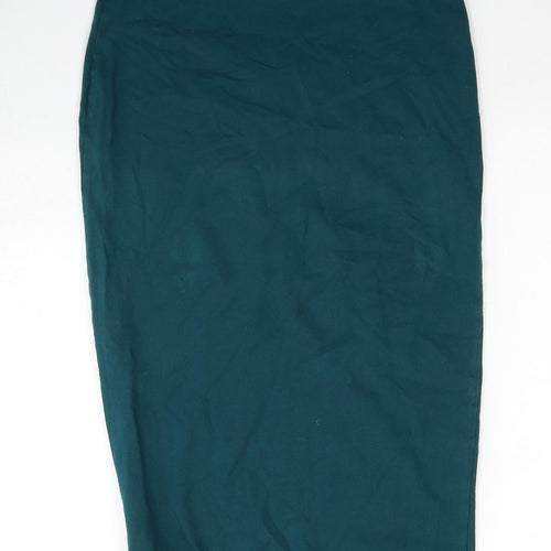 Atmosphere Womens Blue Cotton Bandage Skirt Size 8