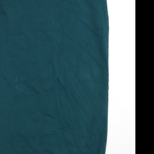 Atmosphere Womens Blue Cotton Bandage Skirt Size 8