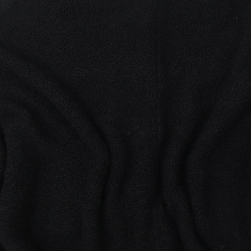 Roman Womens Black Round Neck Acrylic Cardigan Jumper One Size
