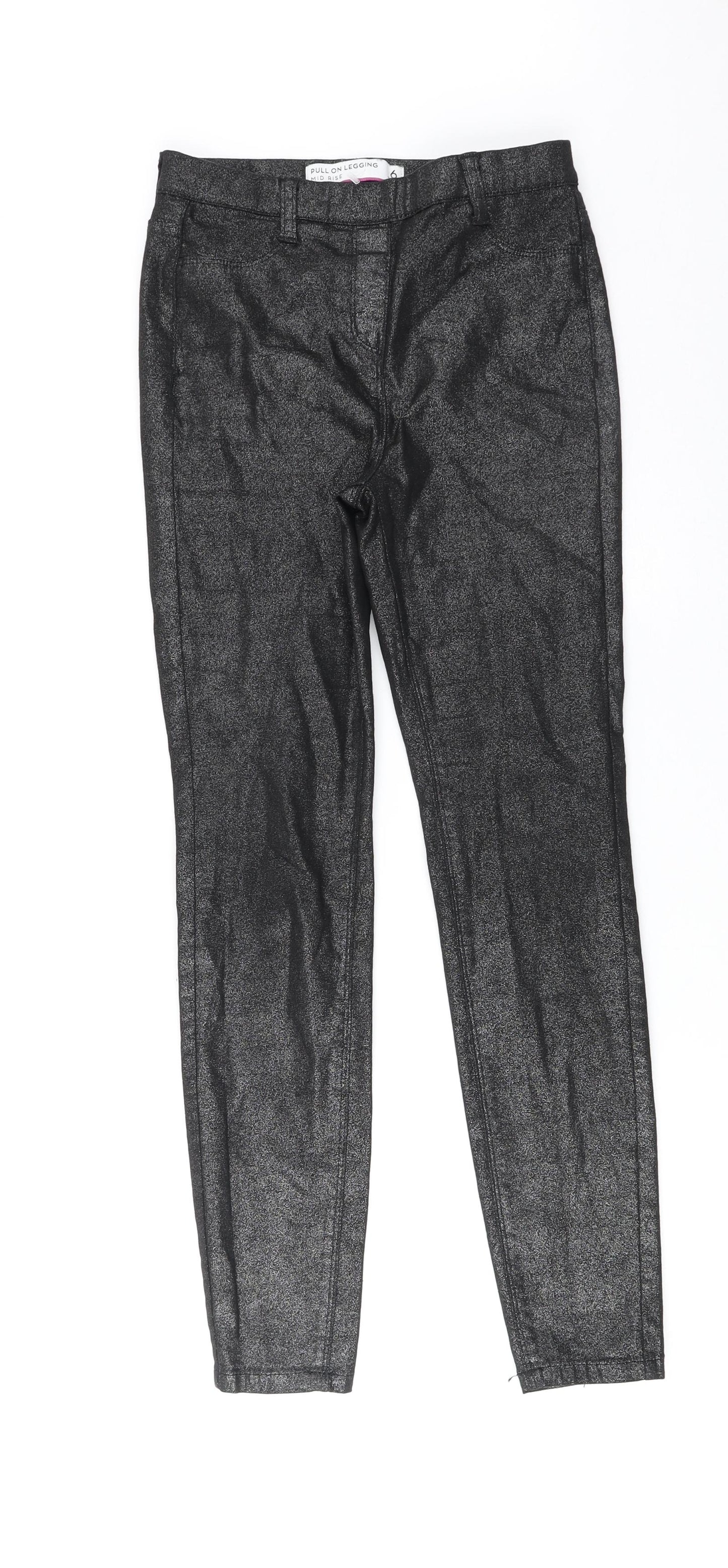 NEXT Womens Black Cotton Skinny Jeans Size 6 Regular