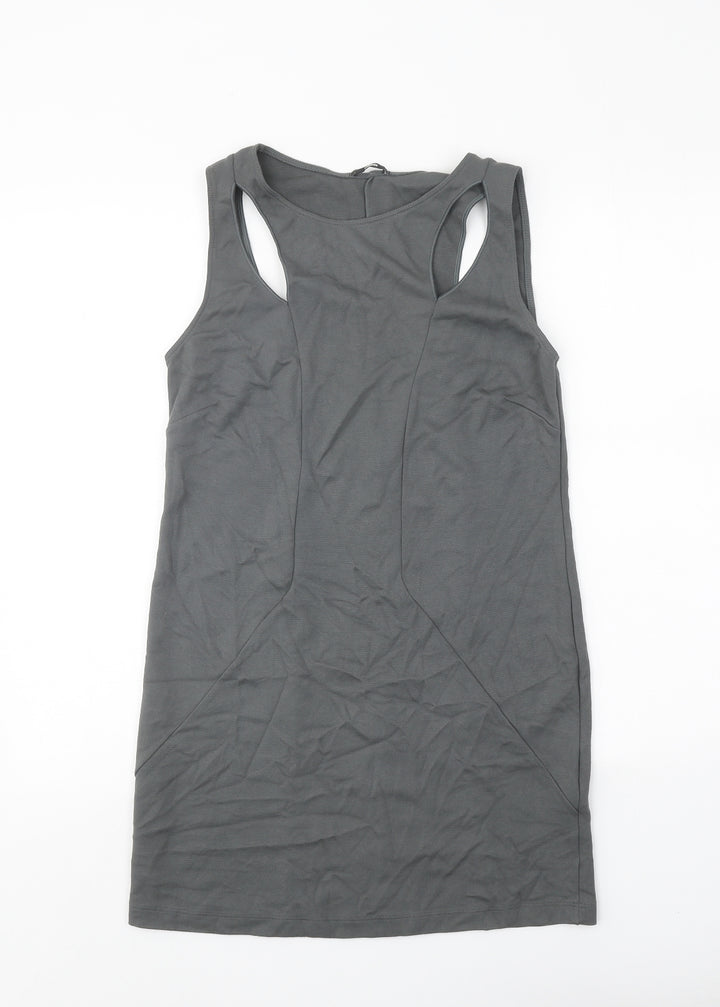 Tezenis Womens Grey Polyester A-Line Size S Round Neck Pullover