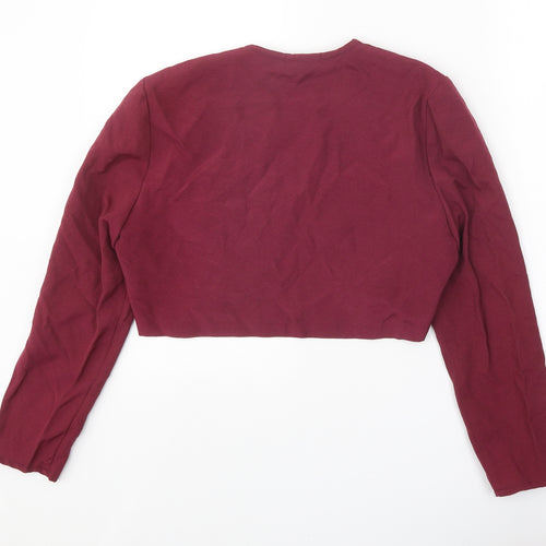 Preworn Womens Red Jacket Size 12