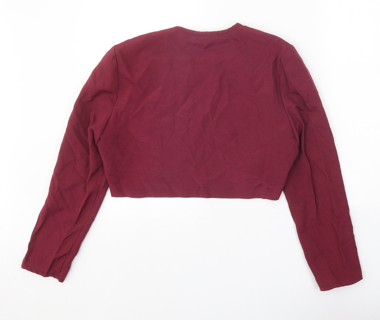 Preworn Womens Red Jacket Size 12