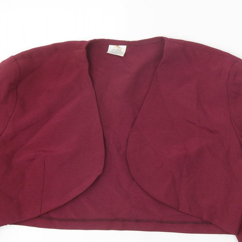 Preworn Womens Red Jacket Size 12
