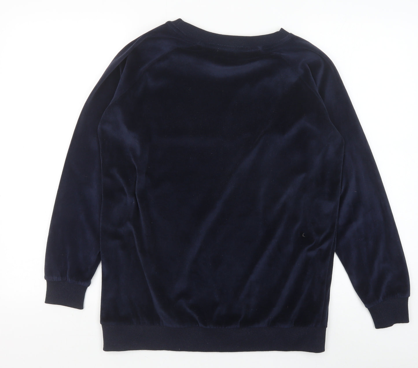 River Island Womens Blue Polyester Pullover Sweatshirt Size S Pullover
