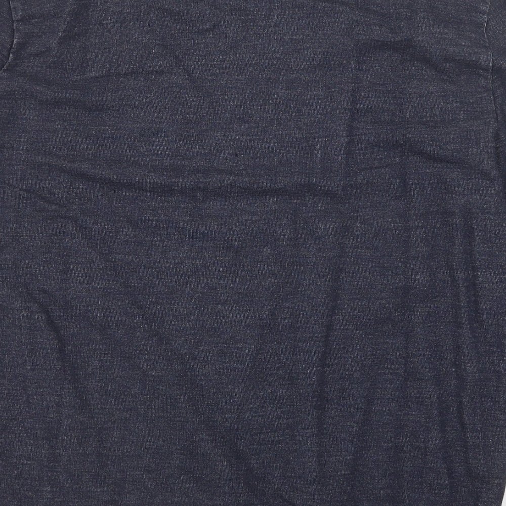 Cedar Wood State Mens Blue Cotton Pullover Sweatshirt Size XL