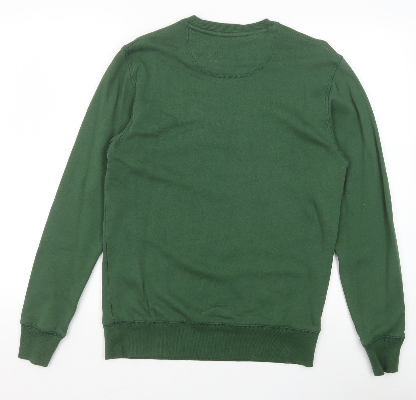 F&F Womens Green 100% Cotton Pullover Sweatshirt Size S Pullover - Christmas Rudolph