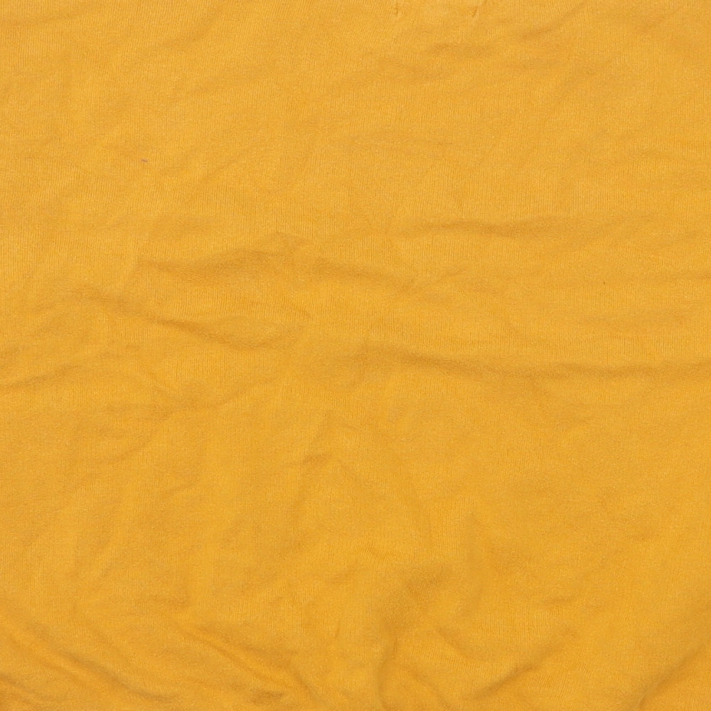 NEXT Womens Yellow Cotton Pullover Sweatshirt Size 12 Pullover