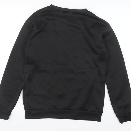 Preworn Womens Black Polyester Pullover Sweatshirt Size M Pullover - Skeleton