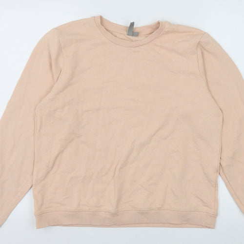 ASOS Womens Pink 100% Cotton Pullover Sweatshirt Size 12 Pullover