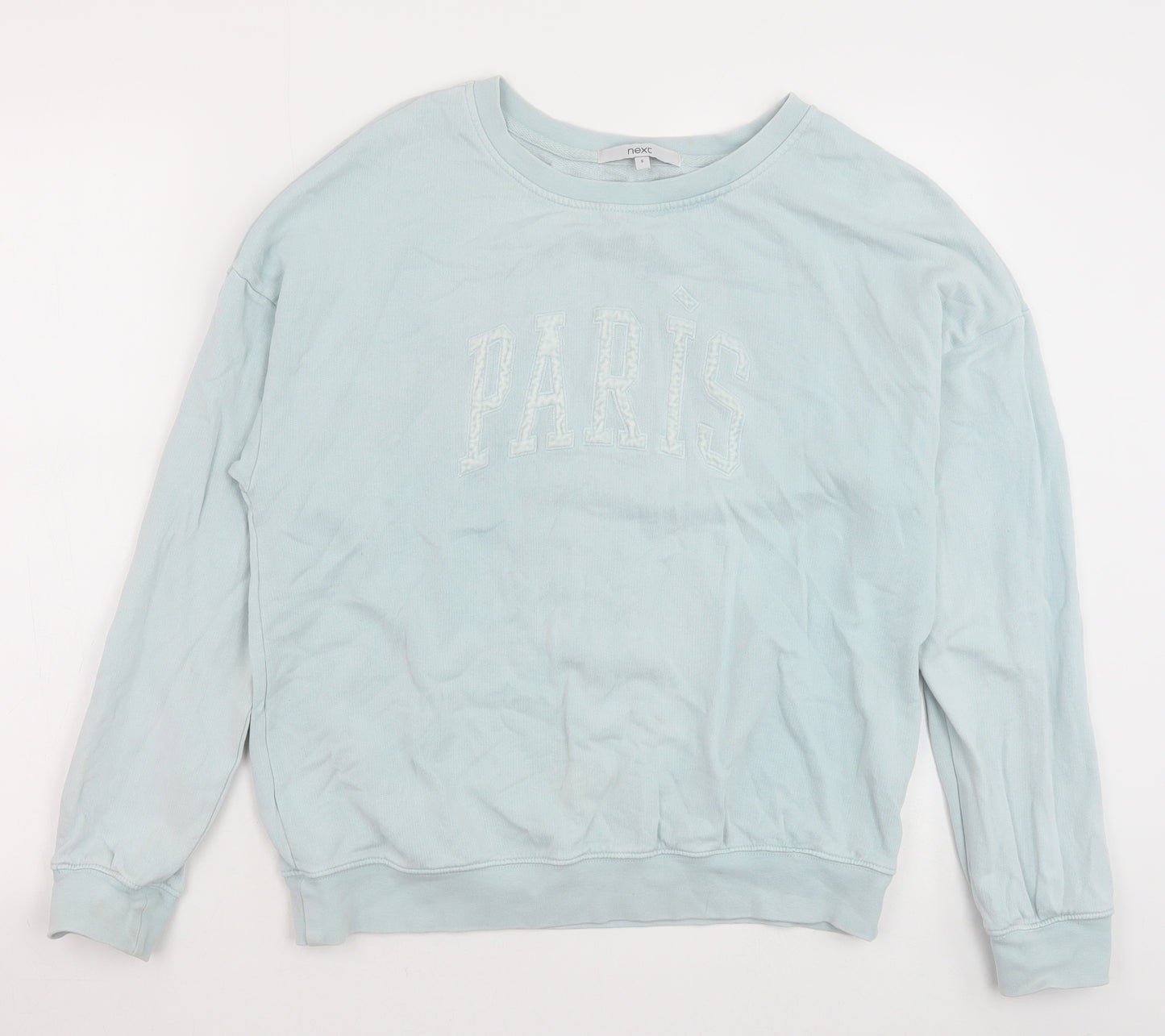 NEXT Womens Green Cotton Pullover Sweatshirt Size S Pullover - Paris