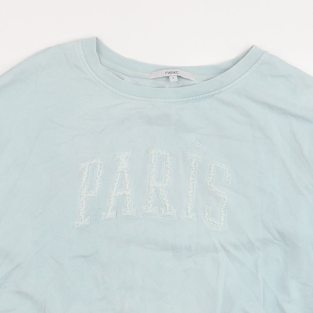 NEXT Womens Green Cotton Pullover Sweatshirt Size S Pullover - Paris