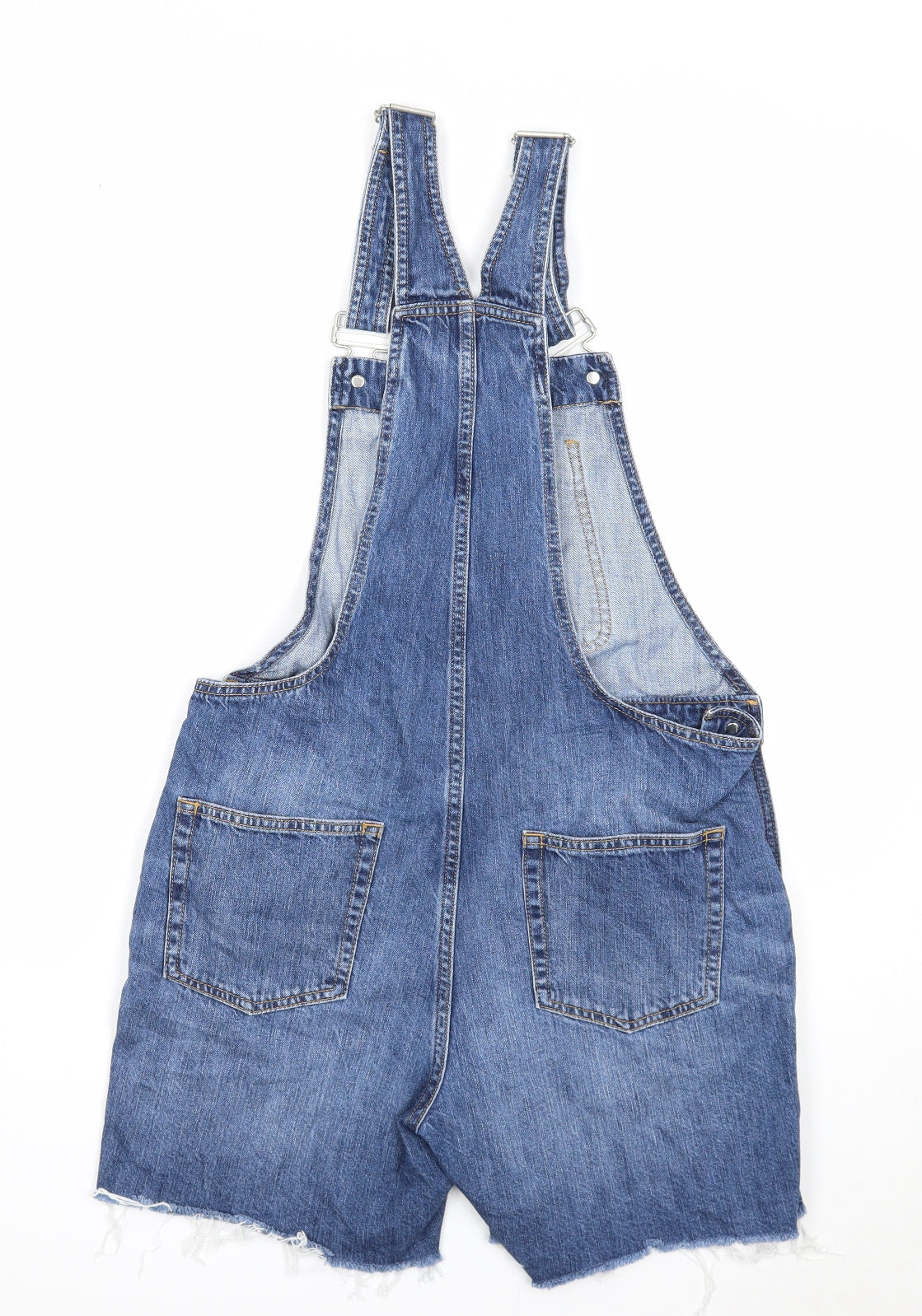 Gap Womens Blue Cotton Dungaree One-Piece Size XS Button