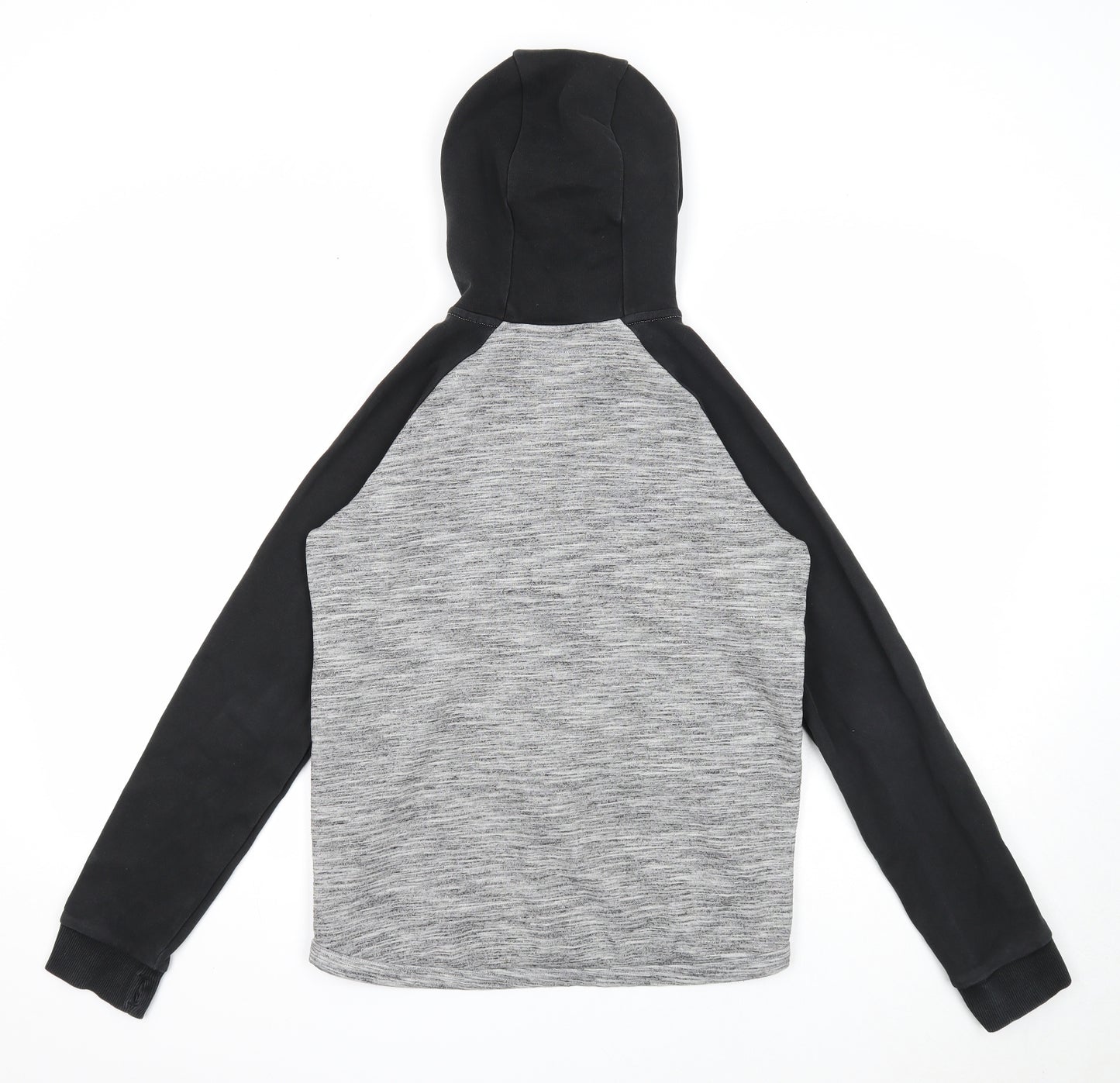 NEXT Boys Grey Cotton Full Zip Hoodie Size 14 Years Zip