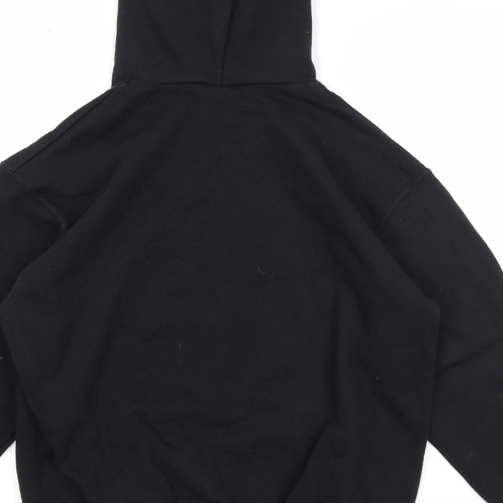 Fruit of the Loom Mens Black Cotton Pullover Hoodie Size M - True Blood, Vampire