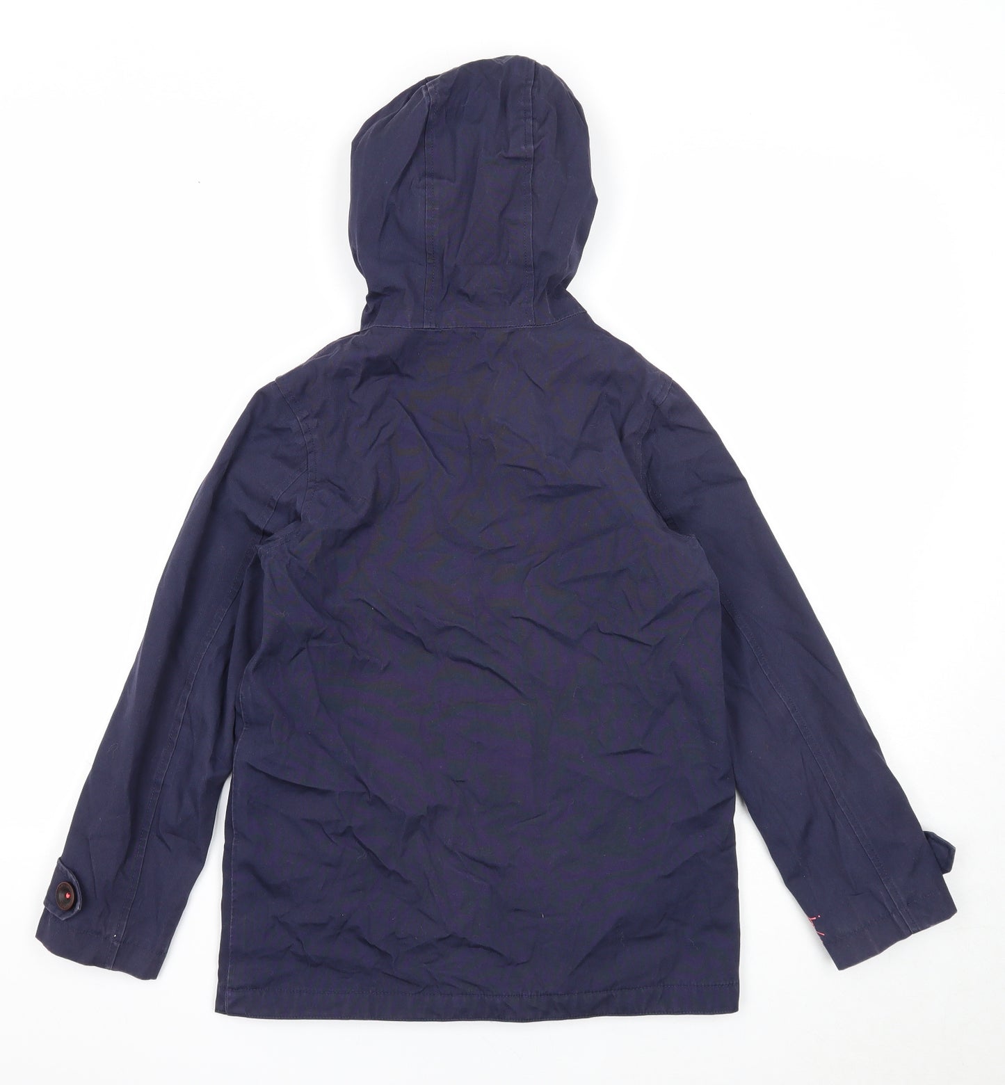 Joules Girls Blue Jacket Size 9-10 Years Zip