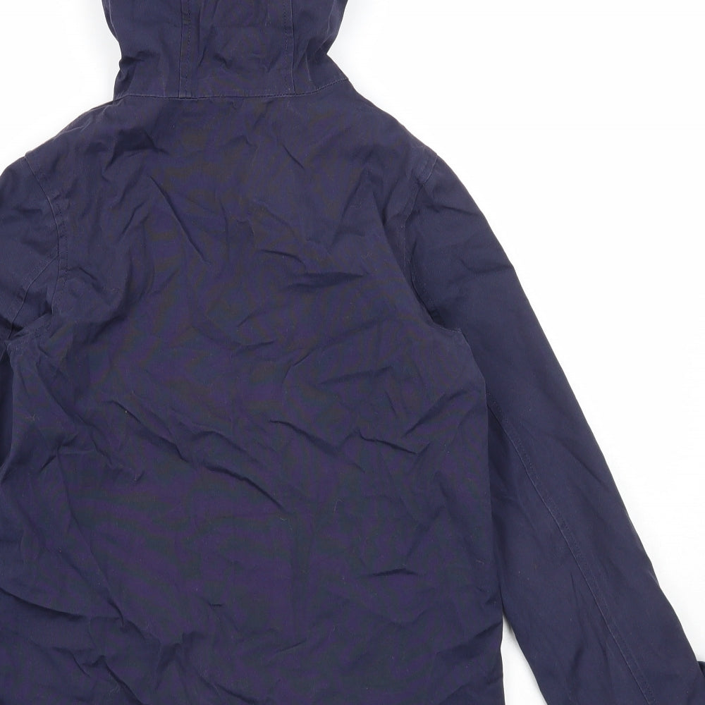Joules Girls Blue Jacket Size 9-10 Years Zip