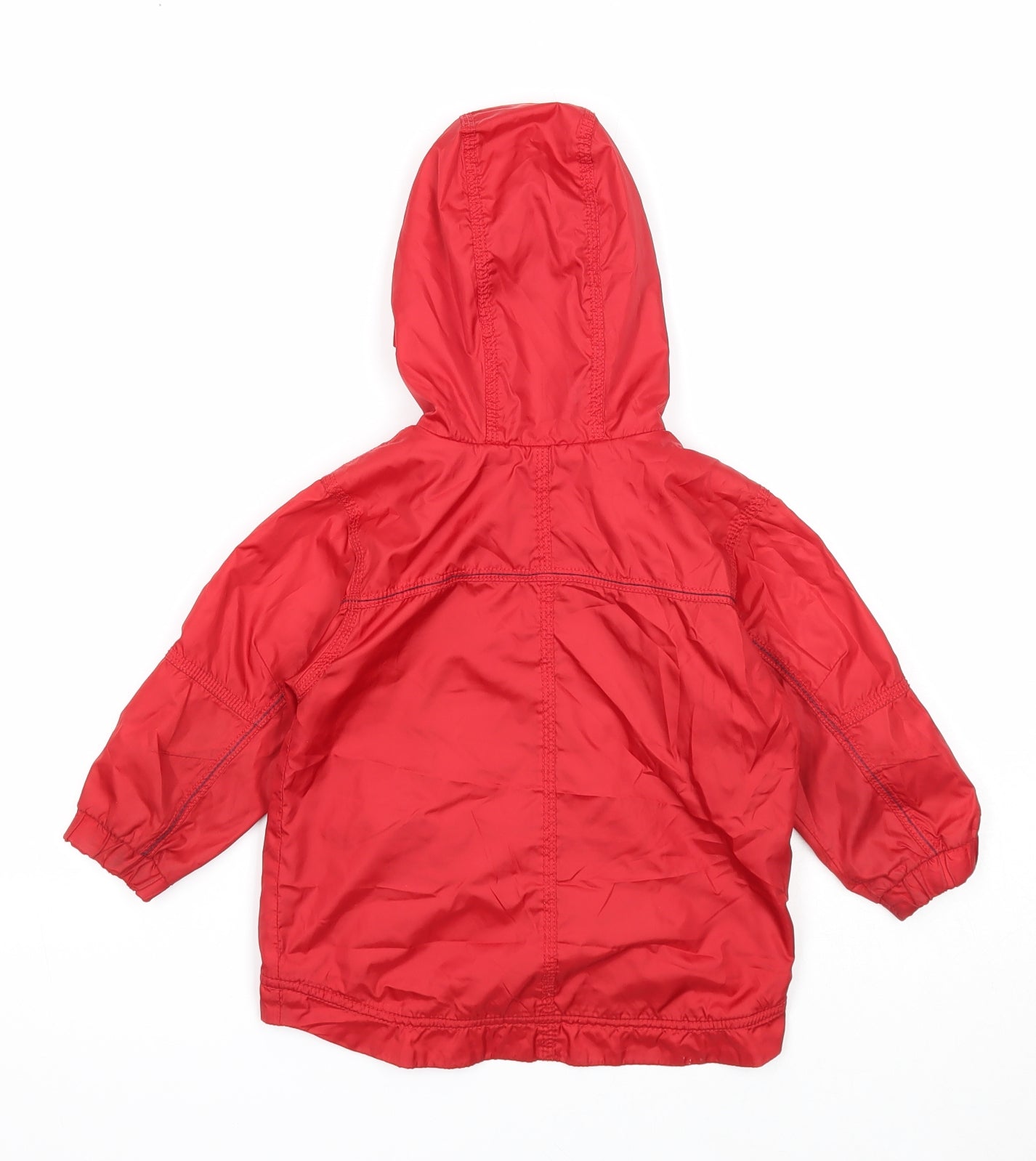 NEXT Boys Red Windbreaker Jacket Size 12-18 Months Zip
