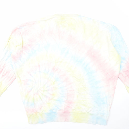 NEXT Womens Multicoloured Cotton Pullover Sweatshirt Size L Pullover