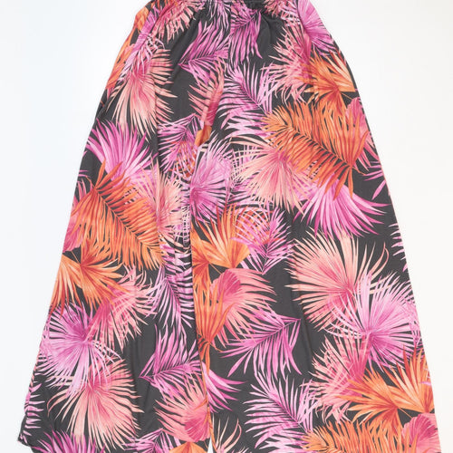 Decoy Womens Pink Geometric Polyester Trousers Size 30 in Regular