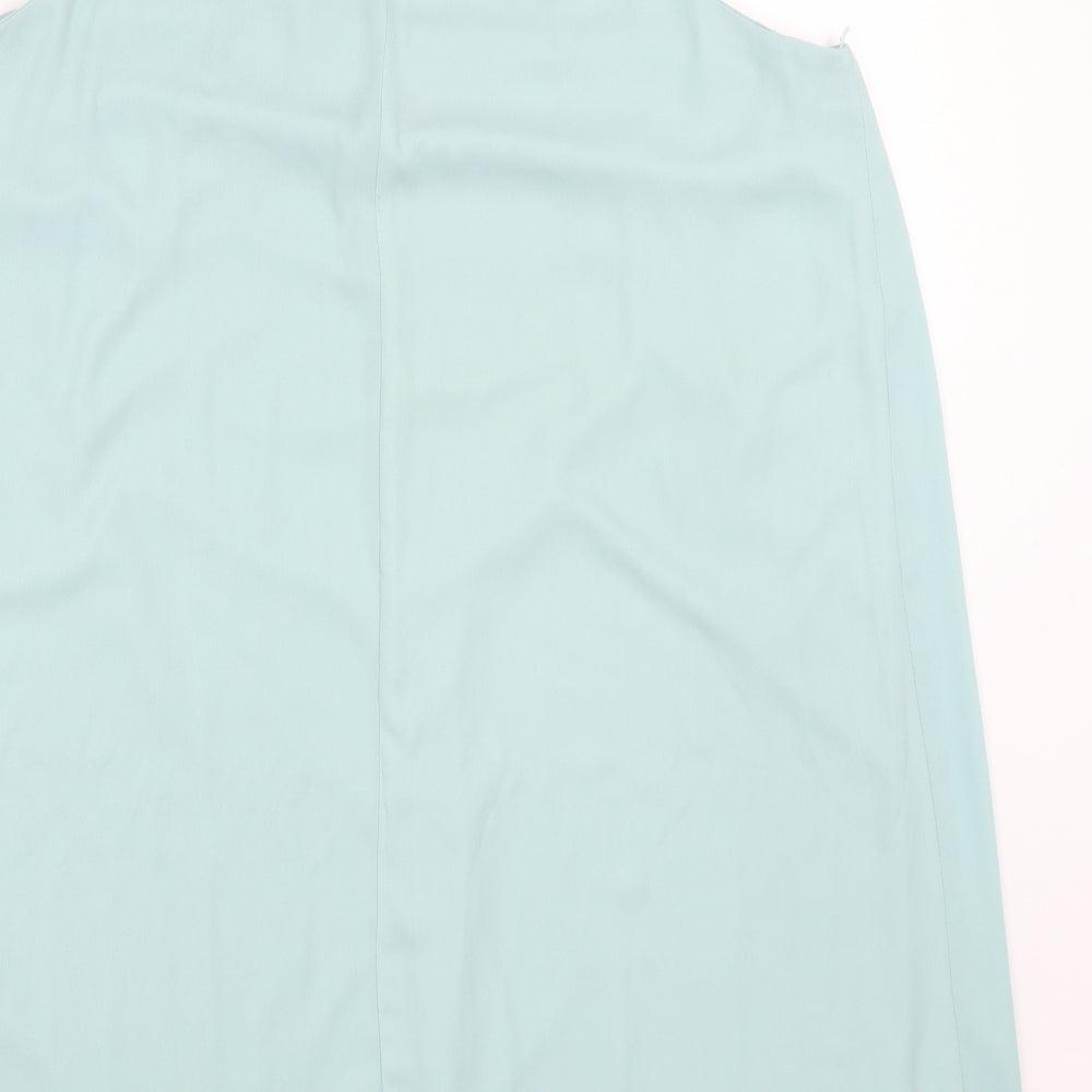 Primark Womens Blue Polyester Tank Dress Size 18 Round Neck Pullover
