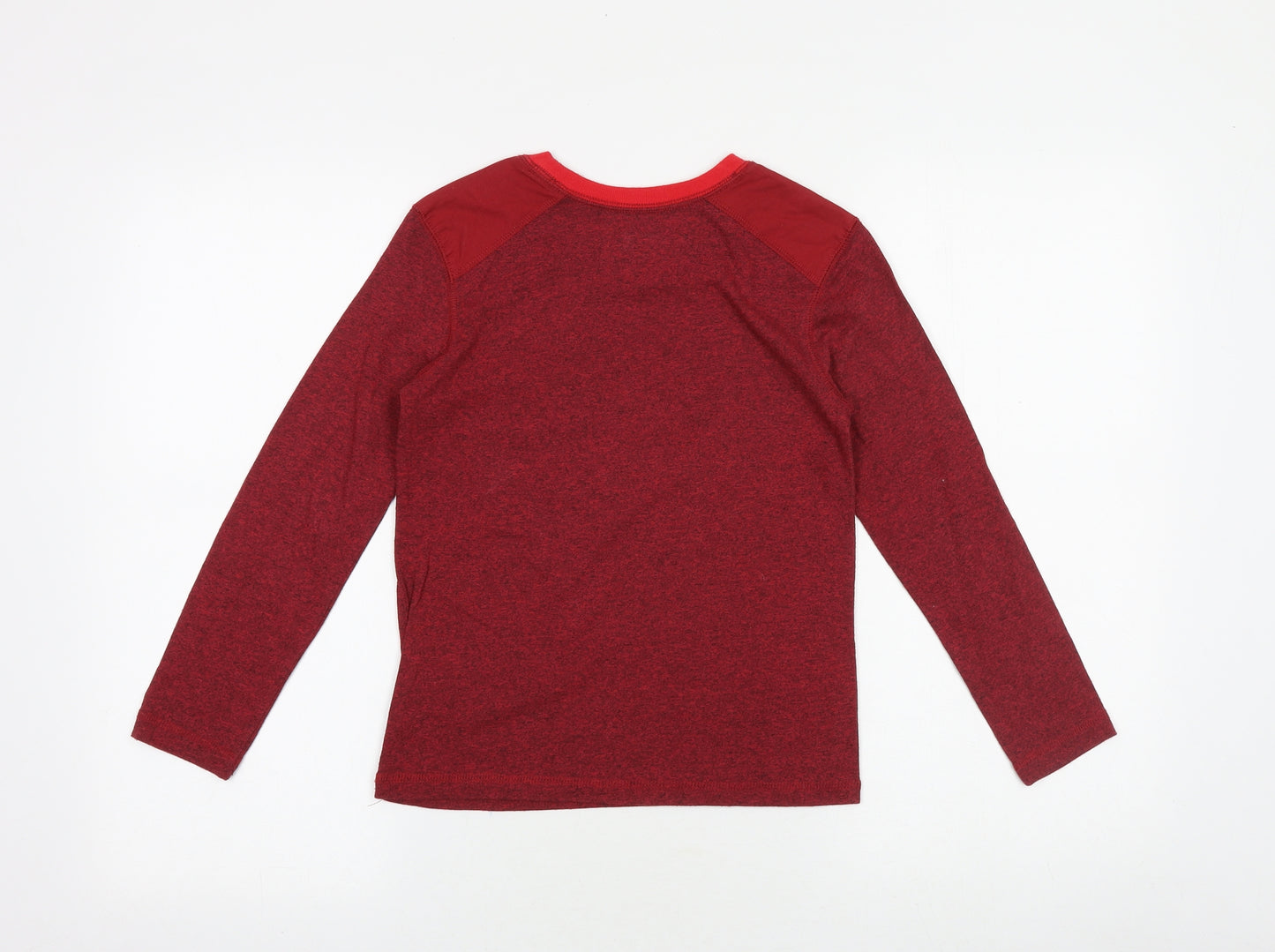 Gap Boys Red 100% Cotton Pullover Casual Size 6-7 Years Round Neck Pullover