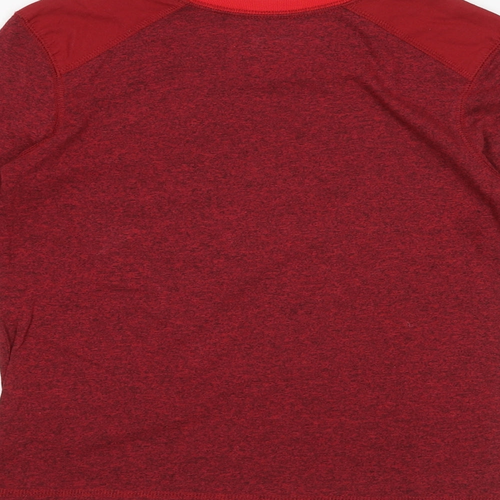 Gap Boys Red 100% Cotton Pullover Casual Size 6-7 Years Round Neck Pullover