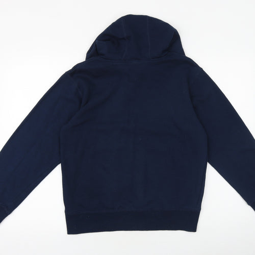 Store twenty one Mens Blue Cotton Pullover Hoodie Size S