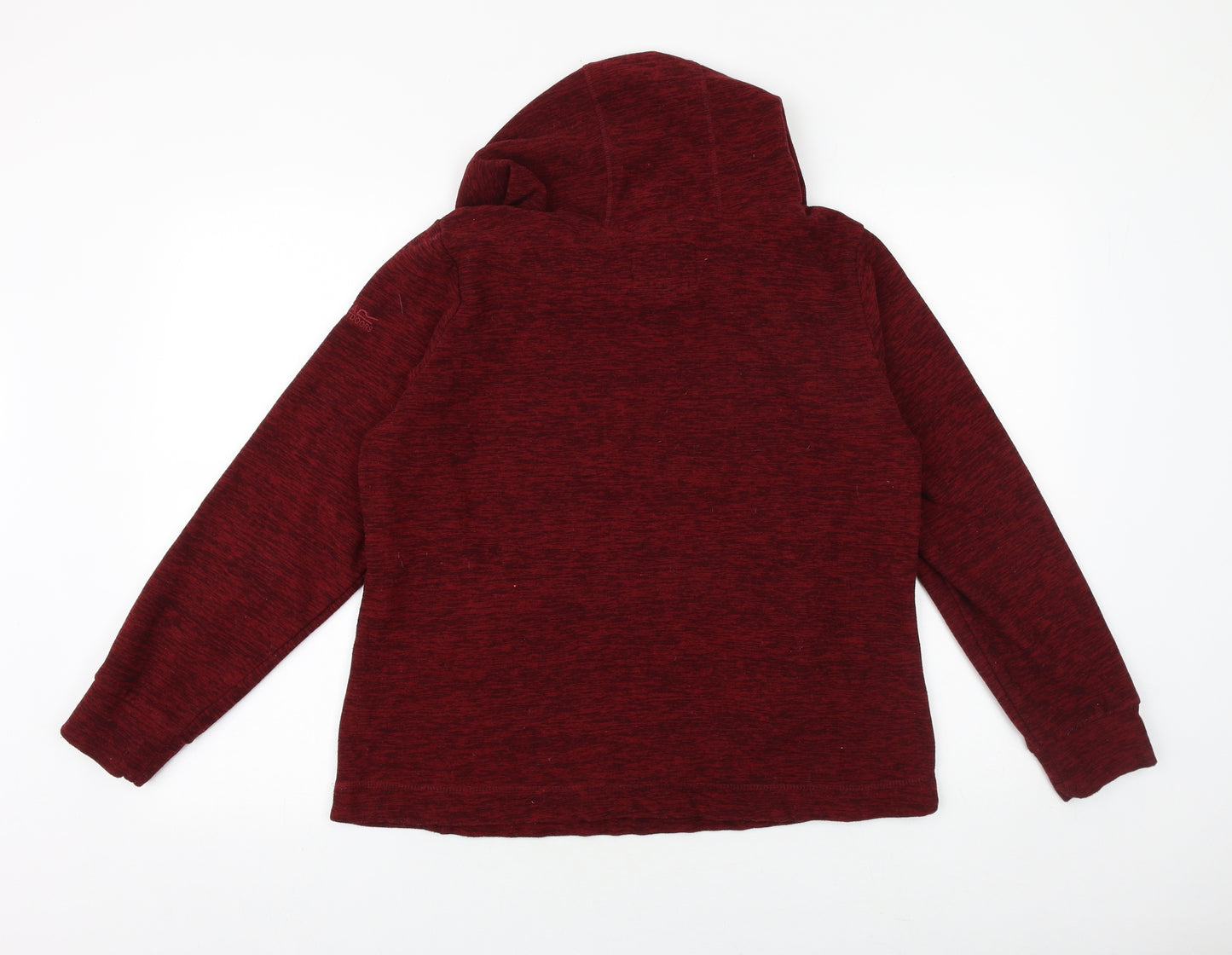 Regatta Womens Red Cotton Pullover Hoodie Size 12 Pullover