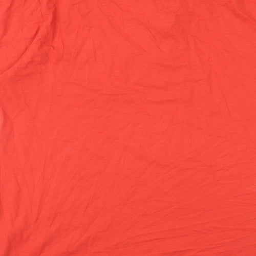 Atlas for men Mens Red Cotton Polo Size L Collared Button
