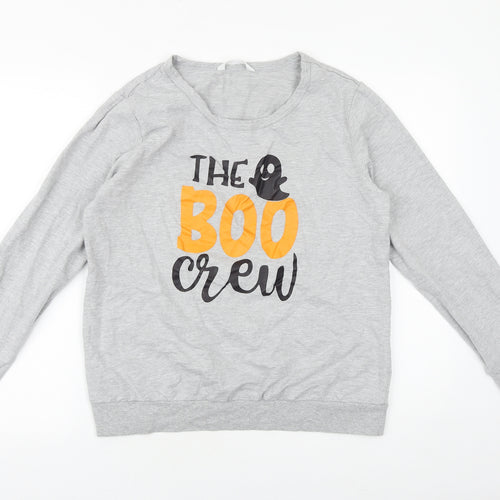 PatPat Womens Grey Cotton Pullover Sweatshirt Size XL Pullover - The Boo Crew