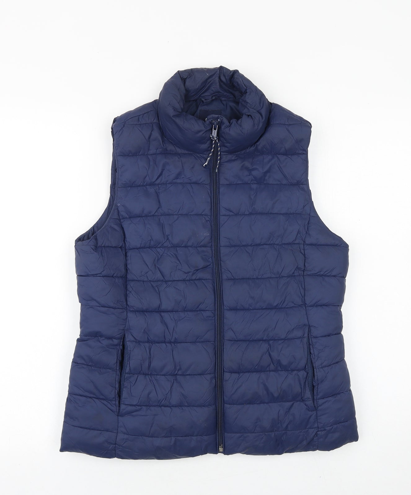 Gap Womens Blue Gilet Jacket Size S Zip