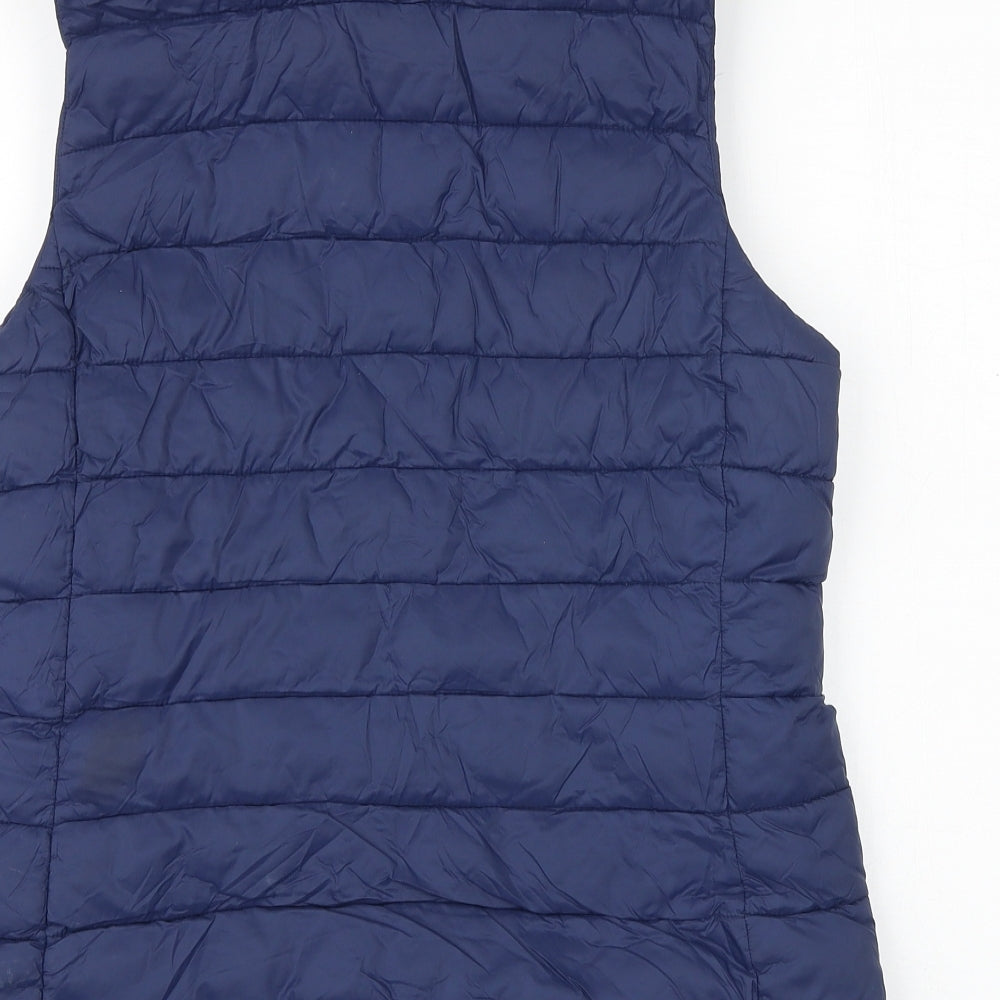 Gap Womens Blue Gilet Jacket Size S Zip