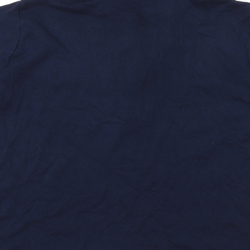 Isle Womens Blue 100% Cotton Basic Polo Size 18 Collared