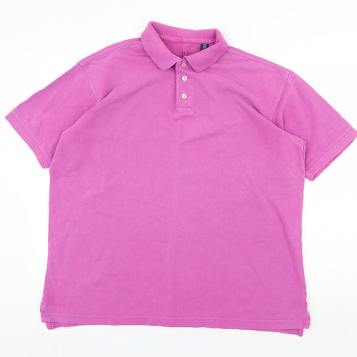 Gap Womens Purple 100% Cotton Basic Polo Size M Collared